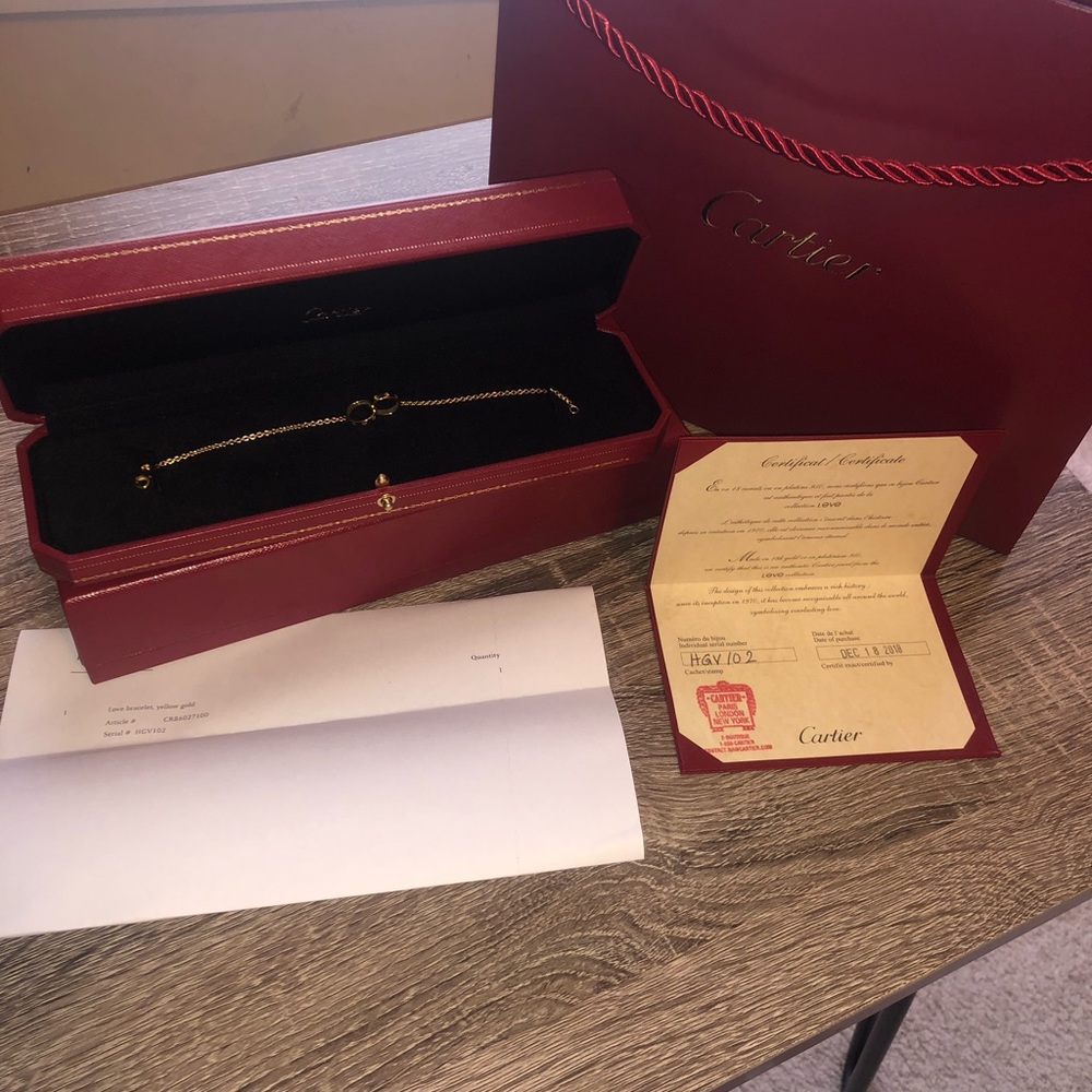 Cartier Love bracelet, yellow gold